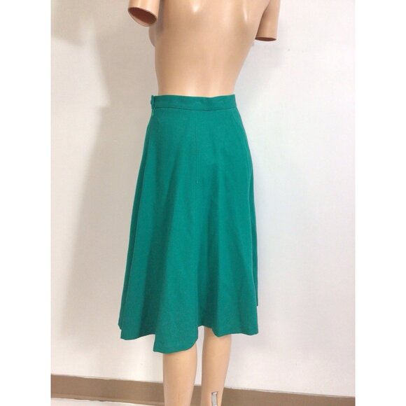 Daniel Niveau Wool Skirt Suit 2 Piece Designer 90’s Shoulder Pads Womens 6 - Picture 5 of 9